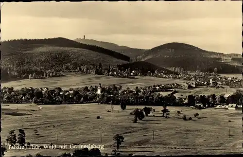 Ak Tabarz im Thüringer Wald, Panorama mit Gr. Inselsberg