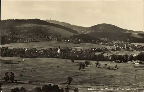 Ak Tabarz im Thüringer Wald, Panorama mit Gr. Inselsberg