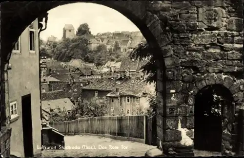 Ak Stadtroda in Thüringen, Das Rote Tor