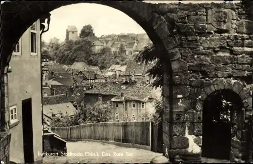 Ak Stadtroda in Thüringen, Das Rote Tor