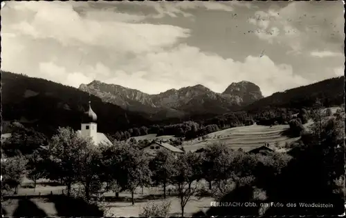 Ak Bad Feilnbach in Oberbayern, Am Füße des Wendelstein