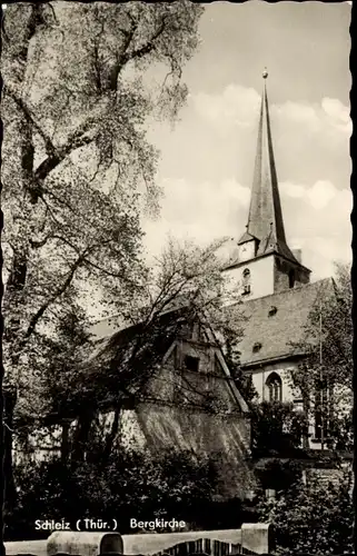 Ak Schleiz im Vogtland Thüringen, Bergkirche