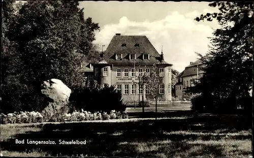 Ak Bad Langensalza in Thüringen, Schwefelbad