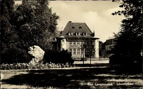 Ak Bad Langensalza in Thüringen, Schwefelbad