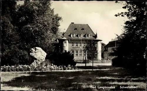 Ak Bad Langensalza in Thüringen, Schwefelbad
