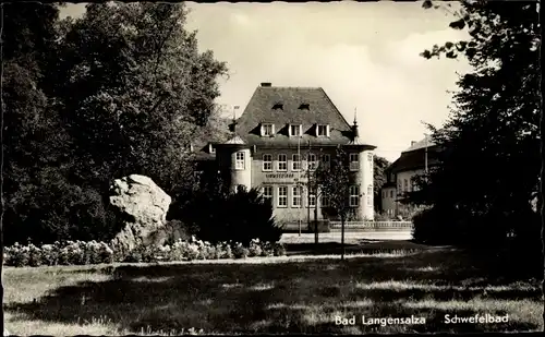 Ak Bad Langensalza in Thüringen, Schwefelbad