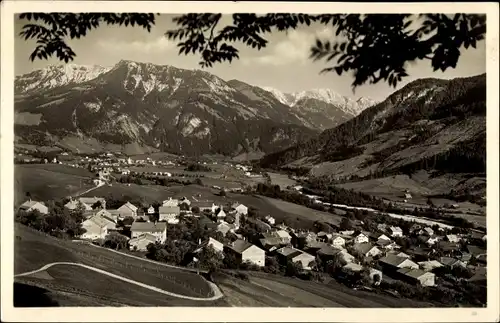 Ak Bad Hindelang im Oberallgäu, Ortspanorama, Allgäuer Alpen