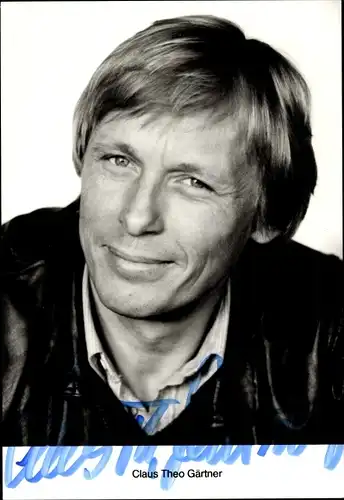 Ak Schauspieler Claus Theo Gärtner, Portrait, Autogramm