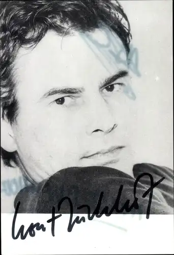 Foto Schauspieler Horst Buchholz, Portrait, Autogramm