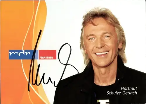 Ak Sänger Hartmut Schulze-Gerlach, Portrait, Autogramm