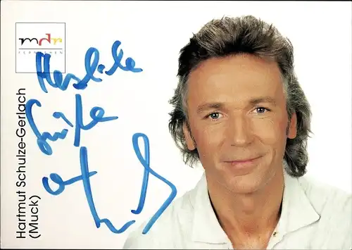 Ak Sänger Hartmut Schulze-Gerlach, Portrait, Autogramm