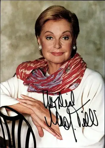 Ak Schauspielerin Nadja Tiller, Autogramm