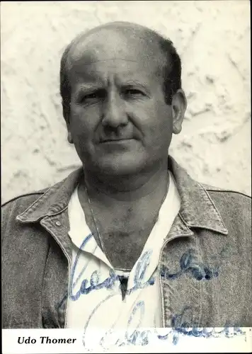 Ak Schauspieler Udo Thomer, Portrait, Autogramm