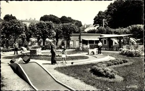 Ak Bourbonne les Bains Haute Marne, Le Golf miniature