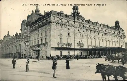 Ak Paris VII, Palais d&#39;Orsay, Gare d&#39;Orléans