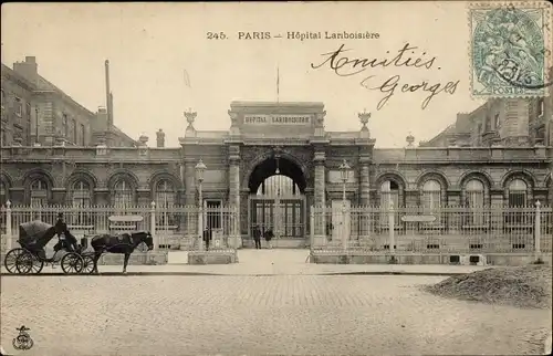 Ak Paris X, Krankenhaus Lariboisière