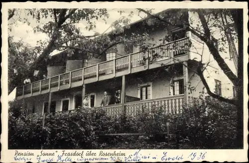 Ak Frasdorf in Oberbayern, Pension Sonne