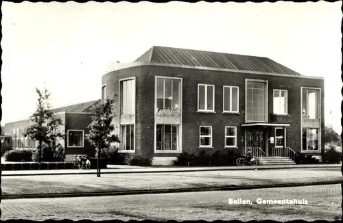 Ak Beilen Drenthe Niederlande, Rathaus