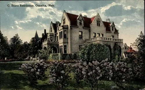 Ak Omaha Nebraska USA, Villa G. Storz