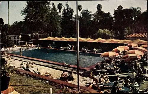 Ak Beverly Hills Kalifornien USA, Hotel Beverly Hills, Pool