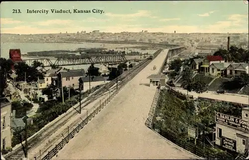 Ak Kansas City, Intercity Viaduct, Panorama