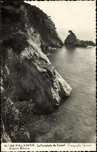 Ak Palamós Costa Brava Katalonien, Foredada de Castell