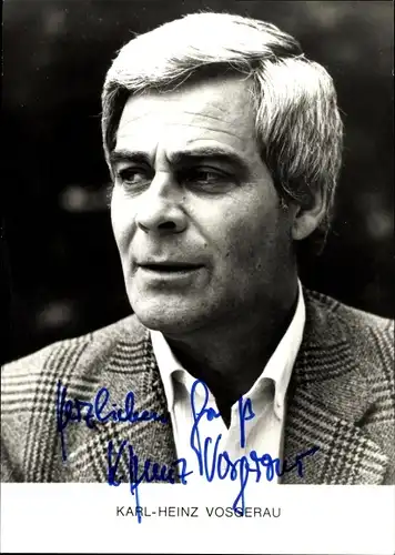 Ak Schauspieler Karl-Heinz Vosgerau, Portrait, Autogramm