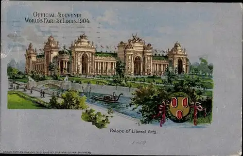 23 Litho St Louis Missouri USA, World's Fair 1904, diverse Ansichten