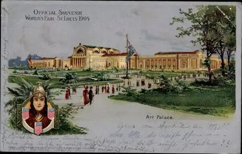 23 Litho St Louis Missouri USA, World's Fair 1904, diverse Ansichten