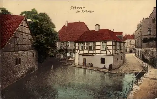 Ak Paderborn in Westfalen, Am Rothoborn