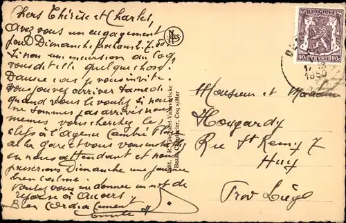 Ak De Haan Le Coq sur Mer Westflandern, Villengruppe