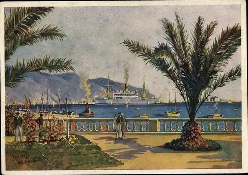 Ak Fracht- und Passagierfahrt, Dampfer, Oldenburg-Portugiesische Dampfschiffs-Rhederei OPDR