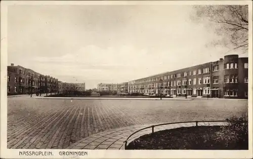 Ak Groningen Niederlande, Nassauplein