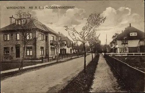 Ak Winschoten Groningen Niederlande, Mr A. E. J. Modderman Straße