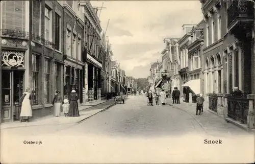 Ak Sneek Friesland Niederlande, Oosterdijk