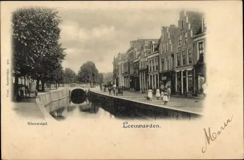 Ak Leeuwarden Friesland Niederlande, Nieuwstad