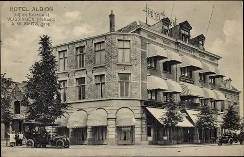 Ak Vlissingen Zeeland Niederlande, Hotel Albion