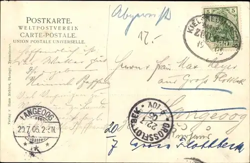 Ak Einfeld Neumünster in Holstein, Badeanstalt, Uferpartie