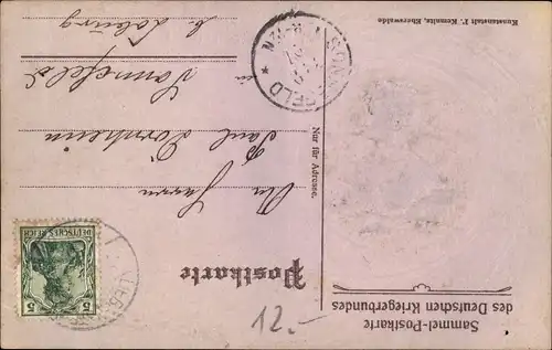 Präge Litho Kaiserin Auguste Viktoria, Portrait