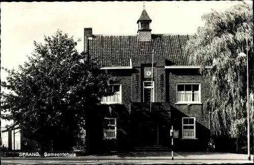 Ak Sprang Capelle Nordbrabant Niederlande, Gemeindehaus