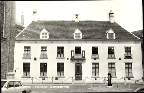 Ak Ravenstein Nordbrabant Niederlande, Gemeindehaus