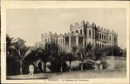 Ak Dschibuti, Residenz des Gouverneurs