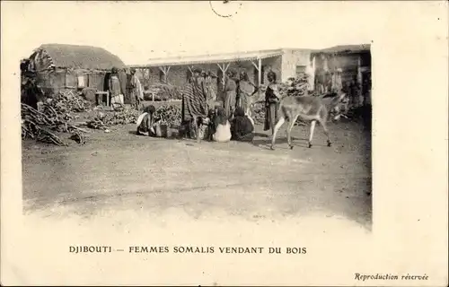 Ak Dschibuti, Somalische Frauen, Holzhändlerinnen