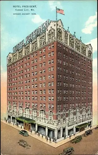 Ak Kansas City Missouri USA, Hotel President