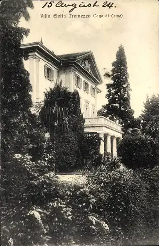 Ak Tremezzo Lago di Como Lombardia, Villa Eletta