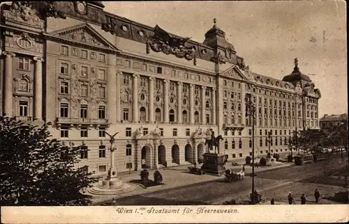 Ak Wien 1 Innere Stadt, Staatsamt für Heereswesen
