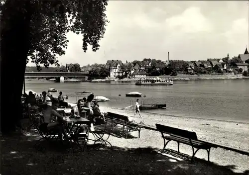 Ak Saalburg in Thüringen, Am Strand