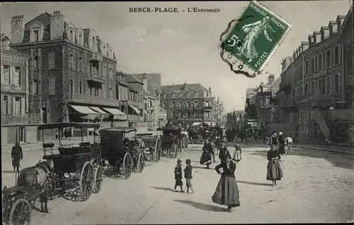 Ak Berck Plage Pas de Calais, Der Trichter