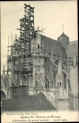 Ak Troyes Aube, Kirche Saint Urbain