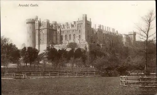 Ak Arundel West Sussex England, Arundel Castle